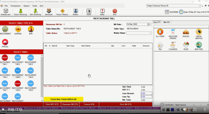 hotel management software free demo